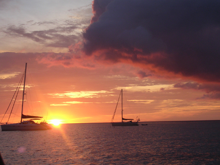 Sunset in Tortuga